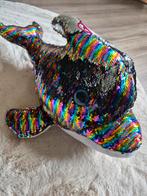 Dolfijn met pailletten - Nicky Toy - 65cm, Ophalen of Verzenden, Zo goed als nieuw, Overige typen