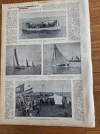 Zeilen op het Sneekermeer 1909, Ophalen of Verzenden, Voor 1920, Nederland, Knipsel(s)