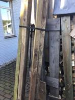 Hardhouten palen 7x7 cm, 268 cm lang, Doe-het-zelf en Verbouw, Hout en Planken, Ophalen, Gebruikt, 250 tot 300 cm, 50 mm of meer