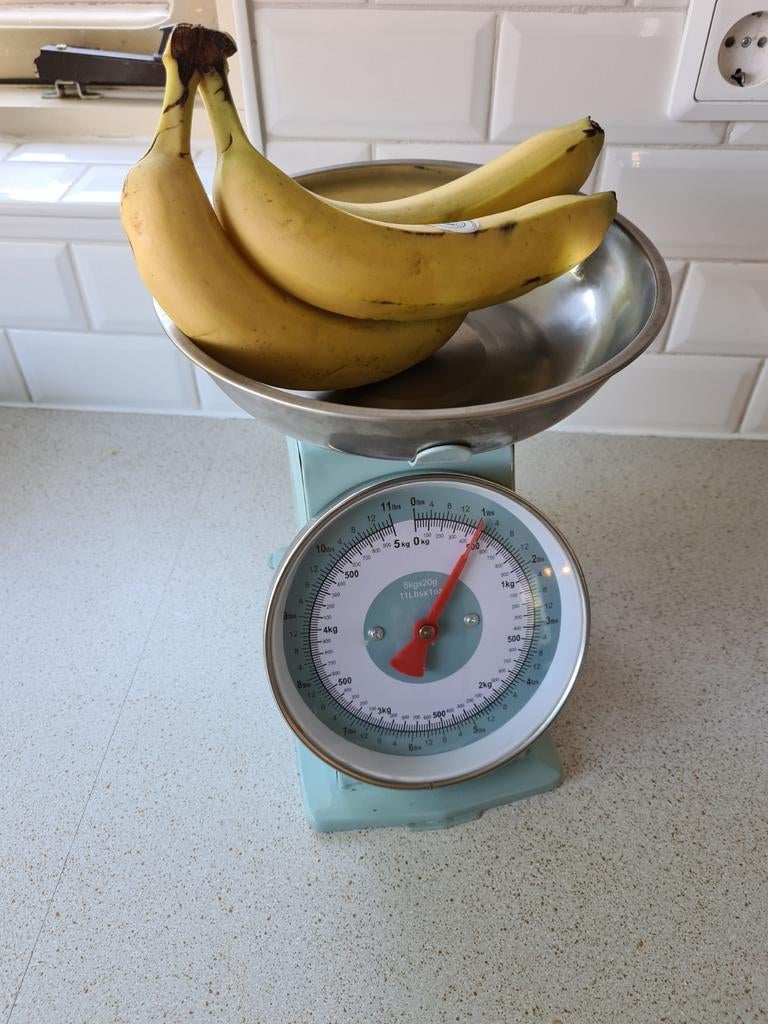 Vintage Keukenweegschaal - Analoog, tot 5 kg, Witgoed en Apparatuur, Weegschalen, Ophalen, Keukenweegschaal, Gebruikt, Minder dan 10 kg