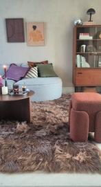 Fluffy bruin vloerkleed, hoogpolig NIEUW (2 stuks), Huis en Inrichting, Stoffering | Tapijten en Kleden, 150 tot 200 cm, Ophalen of Verzenden