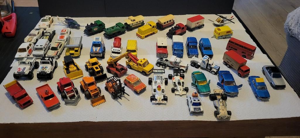 Partij 46x Vintage Auto's: Lesney Matchbox, Siku, Corgi, Ophalen of Verzenden, Gebruikt