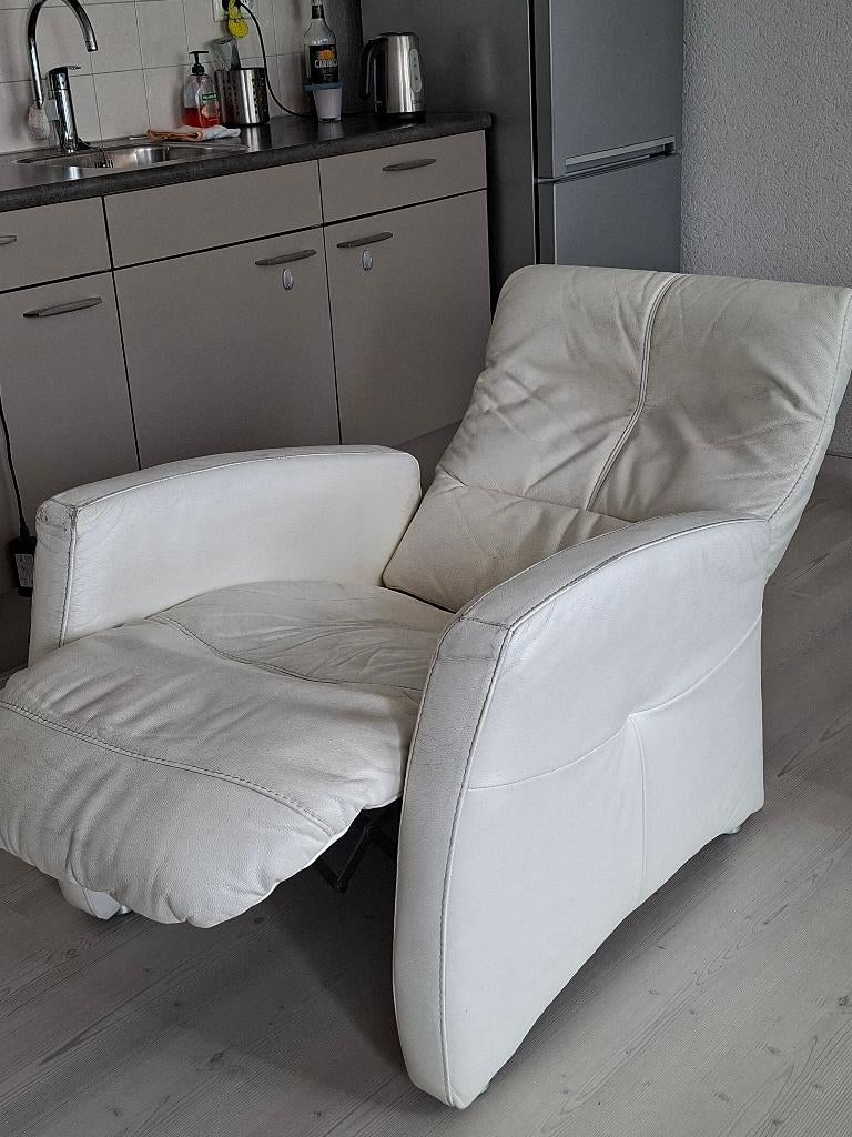 relaxfauteuil Electr., Huis en Inrichting, Fauteuils, Ophalen, Gebruikt, Zie foto's, Minder dan 75 cm