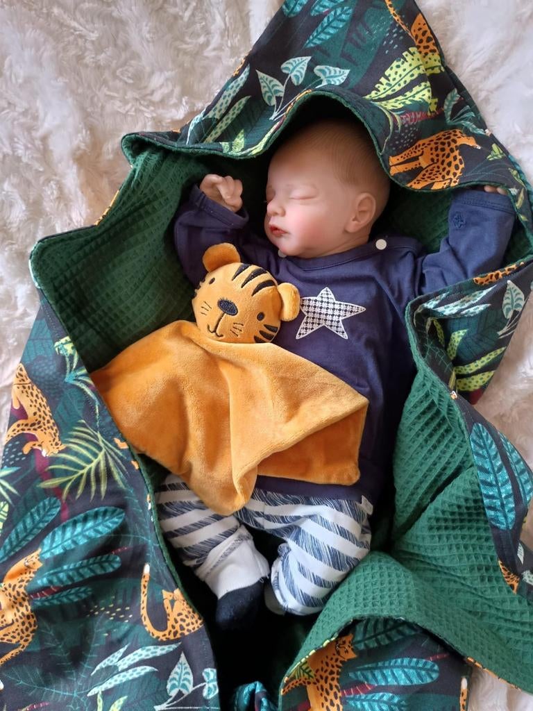 Reborn Baby Dim / Levensechte baby pop! Verzwaard!, Verzamelen, Ophalen of Verzenden, Babypop