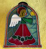 Vintage Glas in lood engel decoratie, Ophalen of Verzenden