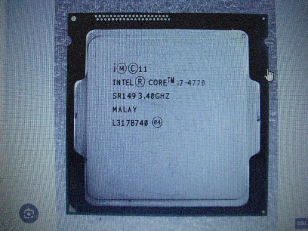 Intel Quad Core i7-4770 1150 socke• Quad Core 3,4GHz-3,9GHz, Computers en Software, Ophalen, 4-core, Zo goed als nieuw, LGA 1150