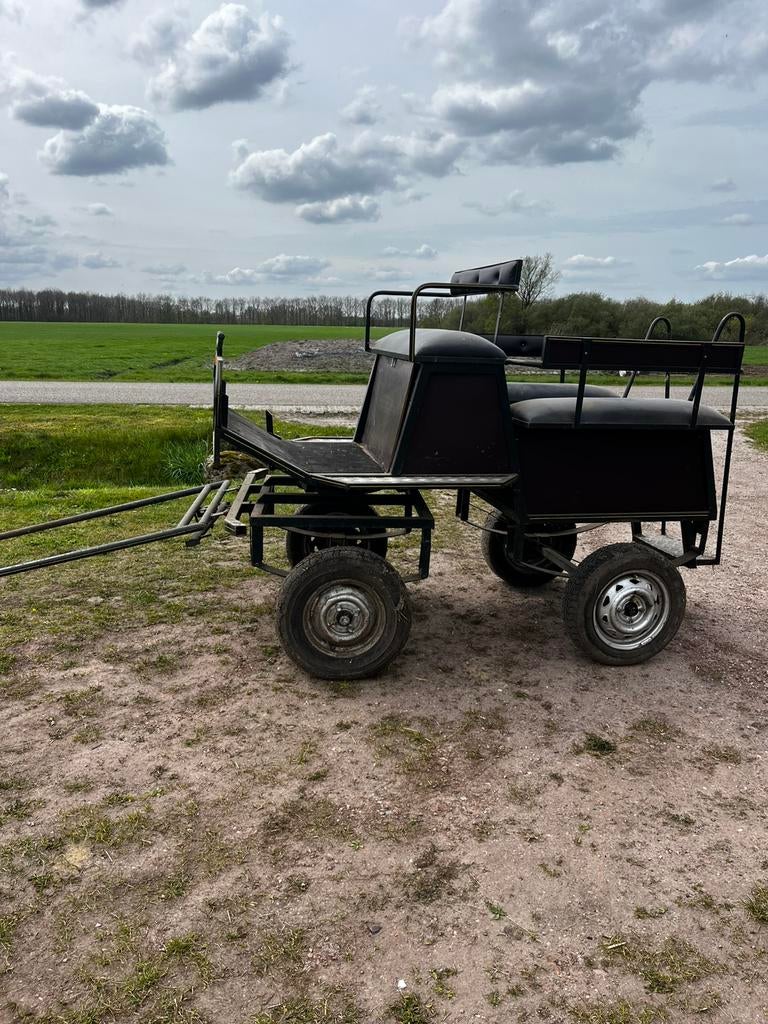 Menwagen/menkar, Dieren en Toebehoren, Rijtuigen en Koetsen, Zo goed als nieuw, Overige typen, Paard of Pony