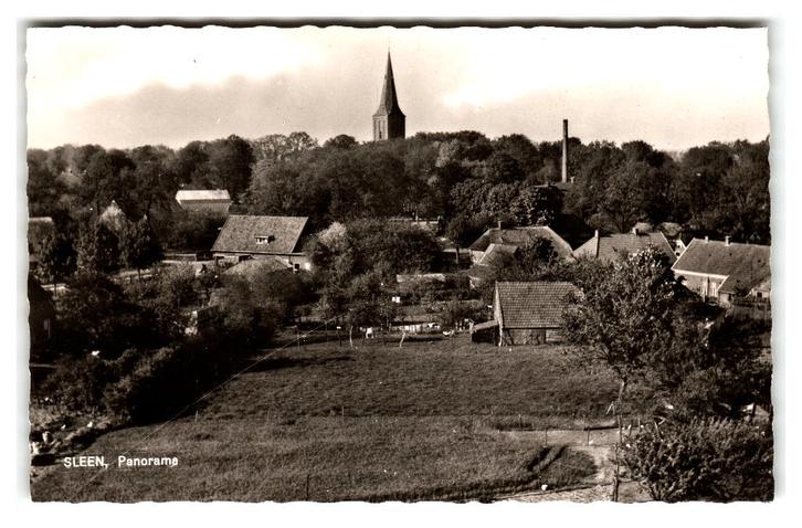 Sleen, Panorama, Verzamelen, Ansichtkaarten | Nederland, Ongelopen, Drenthe, 1960 tot 1980, Verzenden
