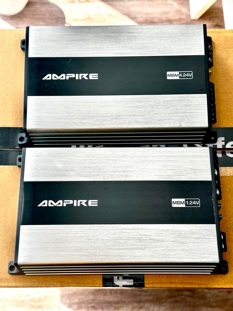 Ampire MBM 1.24V&MBM 4.24V Versterkers Boot,Bus,Truck,Yatch, Ophalen of Verzenden, Gebruikt