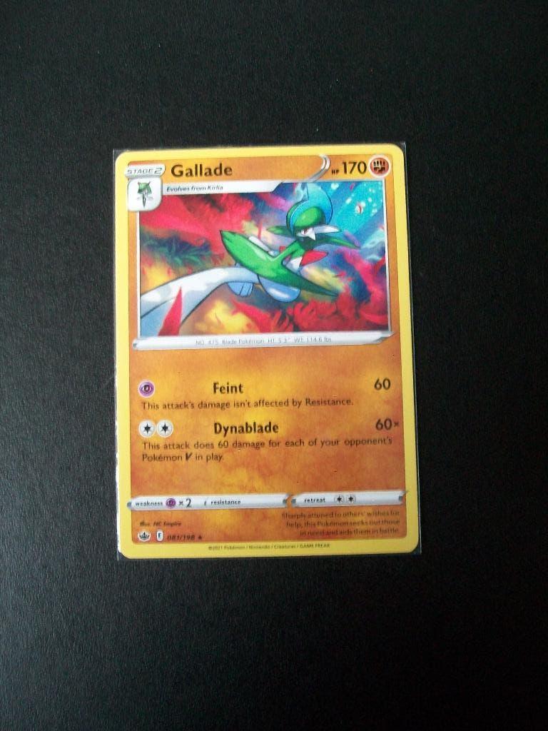 1183. Nieuwe Pokemon Kaart GALLADE hp 170 (081/198) 2021, Verzenden, Nieuw, Losse kaart