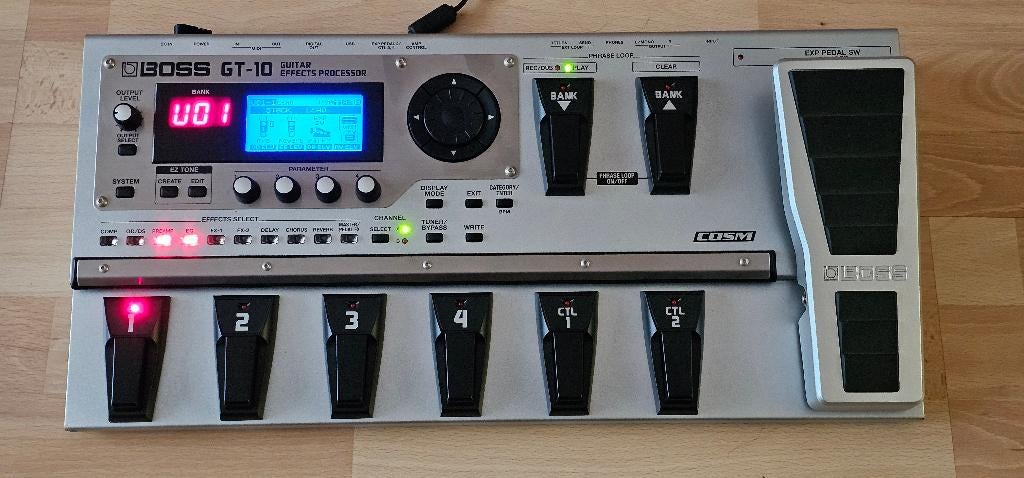 Boss Gt-10 Guitar Effects Processor, Muziek en Instrumenten, Effecten, Ophalen, Gebruikt, Multi-effect