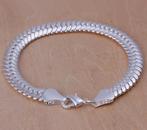 10 mm 925 sterling zilveren armband, Sieraden, Tassen en Uiterlijk, Ophalen of Verzenden, Nieuw, Zilver, Zilver