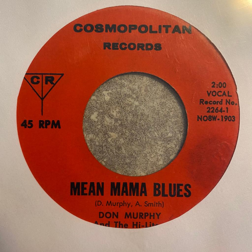 rockabilly: Don Murphy: Mean Mama Blues re, Cd's en Dvd's, Vinyl Singles, Overige genres, 7 inch, Single, Ophalen of Verzenden