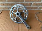 Campagnolo Athena crankset standaard 53/39t, Ophalen of Verzenden, Gebruikt, Racefiets, Crankstel of Pedalen