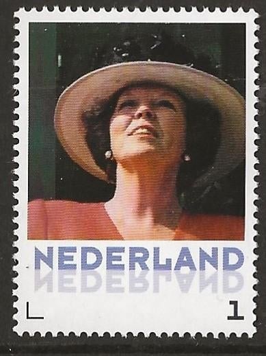Persoonlijke zegel Kon Beatrix met hoed, postfris, Postzegels en Munten, Postzegels | Nederland, Ophalen of Verzenden, Postfris