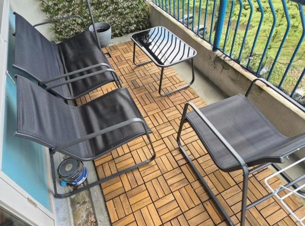 Tuinset, Ophalen, Gebruikt