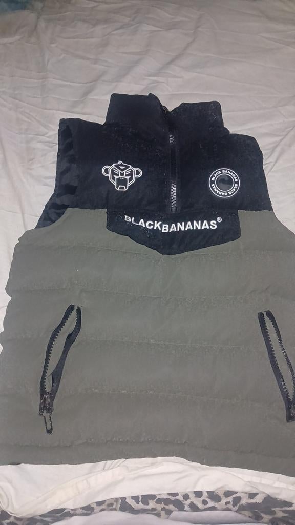 Black Bananas Bodywarmer met Afneembare Capuchon, Kleding | Heren, Zwart, Overige maten, Ophalen of Verzenden, Zo goed als nieuw