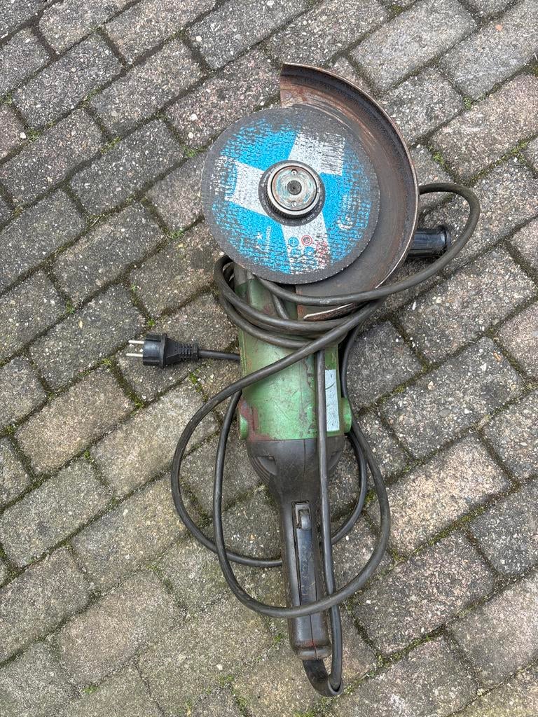 Hitachi G18SE2 haakse slijper, Doe-het-zelf en Verbouw, Gereedschap | Slijpmachines, Ophalen, Gebruikt, 1000 watt of meer, Haakse handslijpmachine