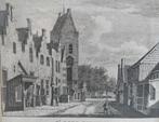 't dorp Pingjum Friesland oud antieke gravure schilderij, Ophalen of Verzenden