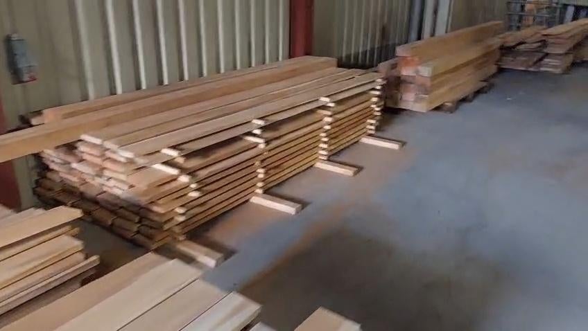 teakhout gezaagd en gedroogd, Tuin en Terras, Palen, Balken en Planken, Ophalen, Planken, Nieuw, Hardhout