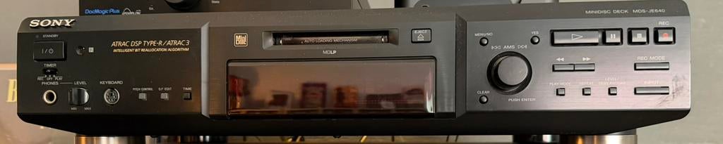Sony MDS-JE640 minidisc speler, Ophalen, Minidisc-speler