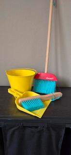 Janod Schoonmaakset - Emmer, stoffer, blik en borstel, Ophalen, Zo goed als nieuw