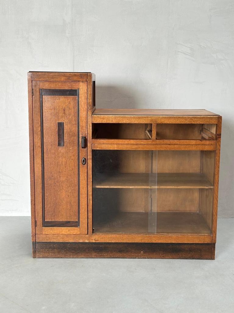 Art Deco Amsterdam School Theekastje 1920s, Ophalen of Verzenden