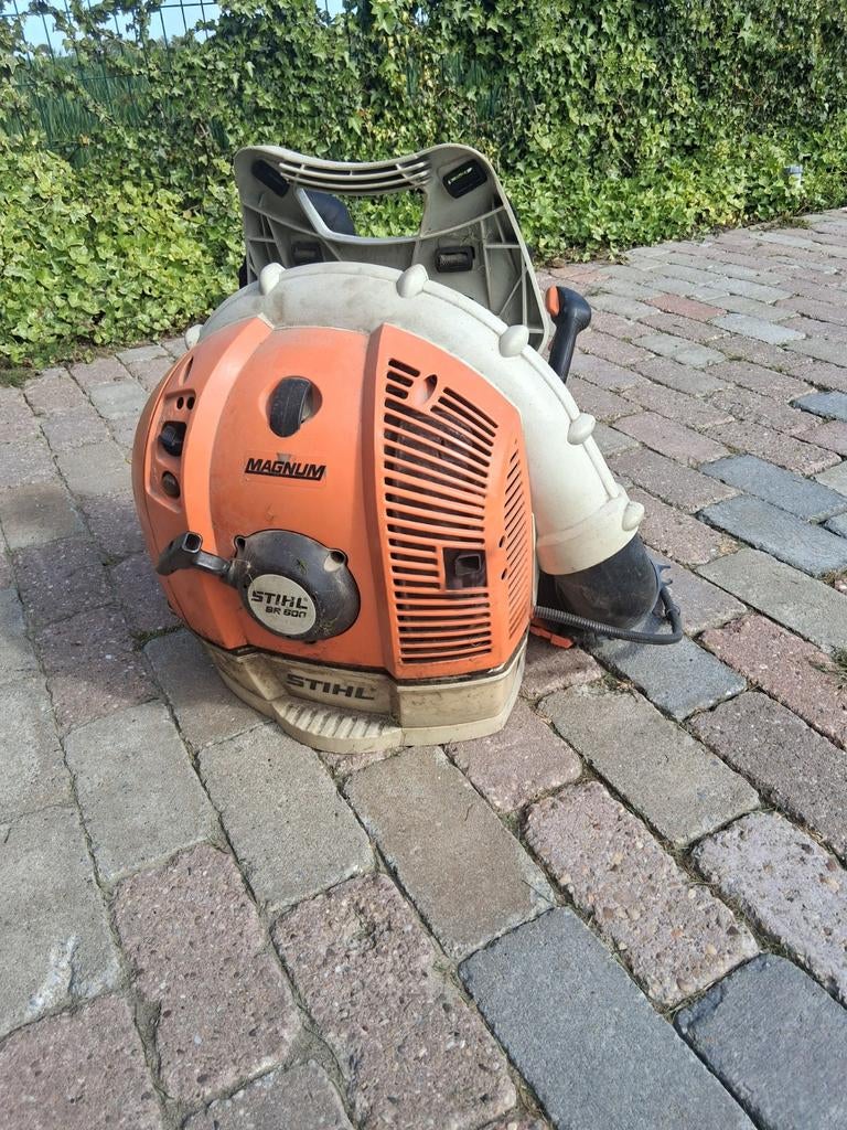 Stihl BR 600 Magnum Bladblazer - Krachtig en Betrouwbaar, Tuin en Terras, Bladblazers, Ophalen, Gebruikt, Ruggedragen, Stihl