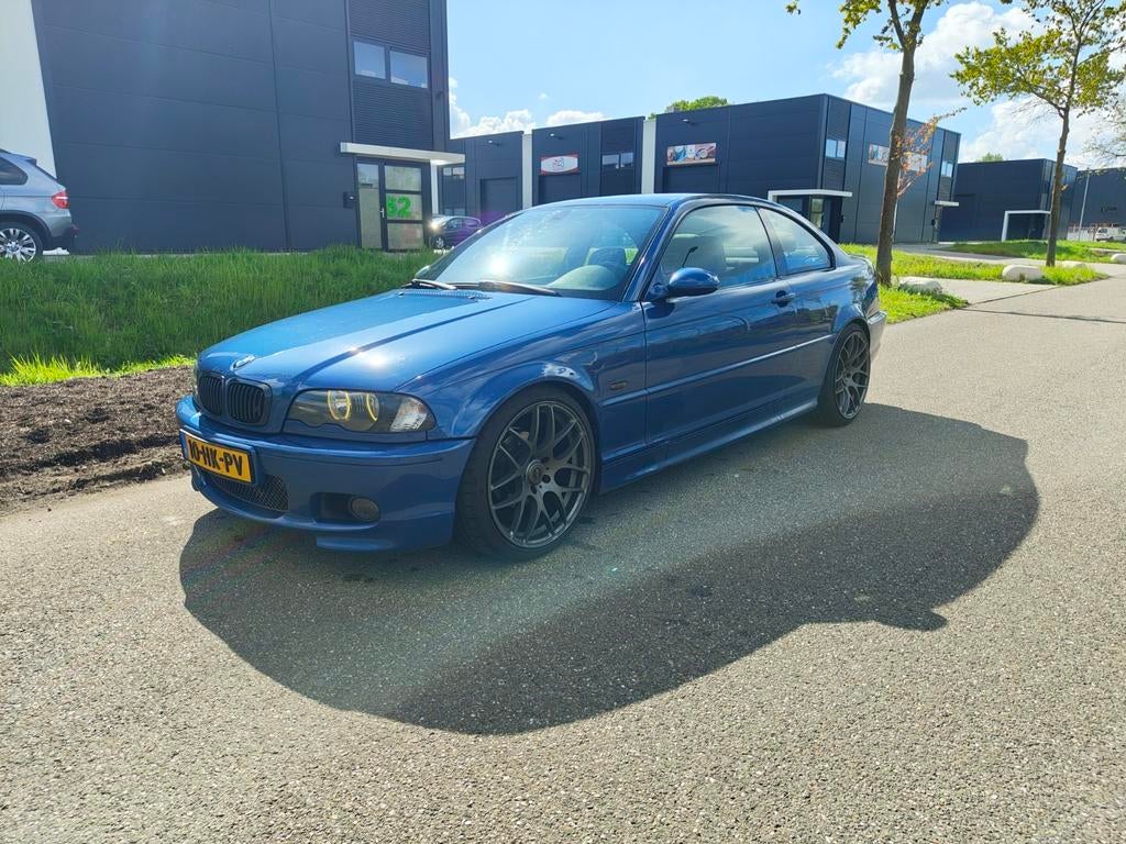 BMW 3-Serie 2.2 CI 320 Coupe 2001 Blauw, Auto's, 2171 cc, Achterwielaandrijving, Alcantara, Handgeschakeld