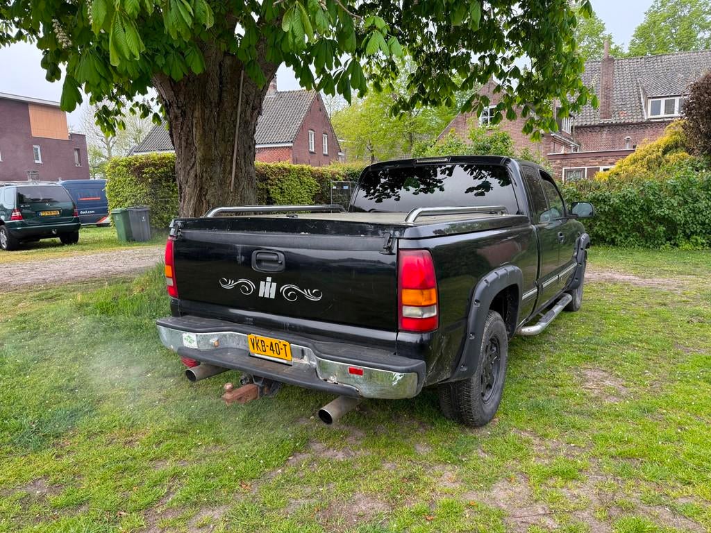 Chevrolet CHEVROLET Silverado 4x4 dubbel cabine LPG G3 YOUNG, 8 cilinders, Zwart, Leder, 269 pk