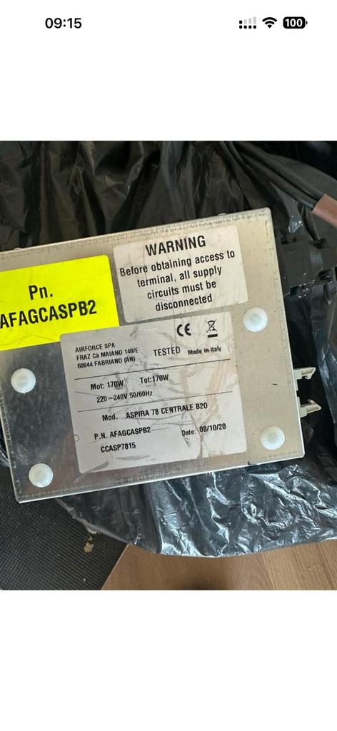 Novy Module Sturing,Novyafzuigkap,motor,Aspira,78,,B20, Witgoed en Apparatuur, Afzuigkappen, Ophalen of Verzenden, Zo goed als nieuw