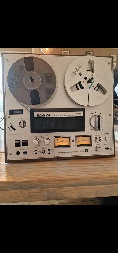 Plantenspeler, bandrecorder, versterker, Ophalen