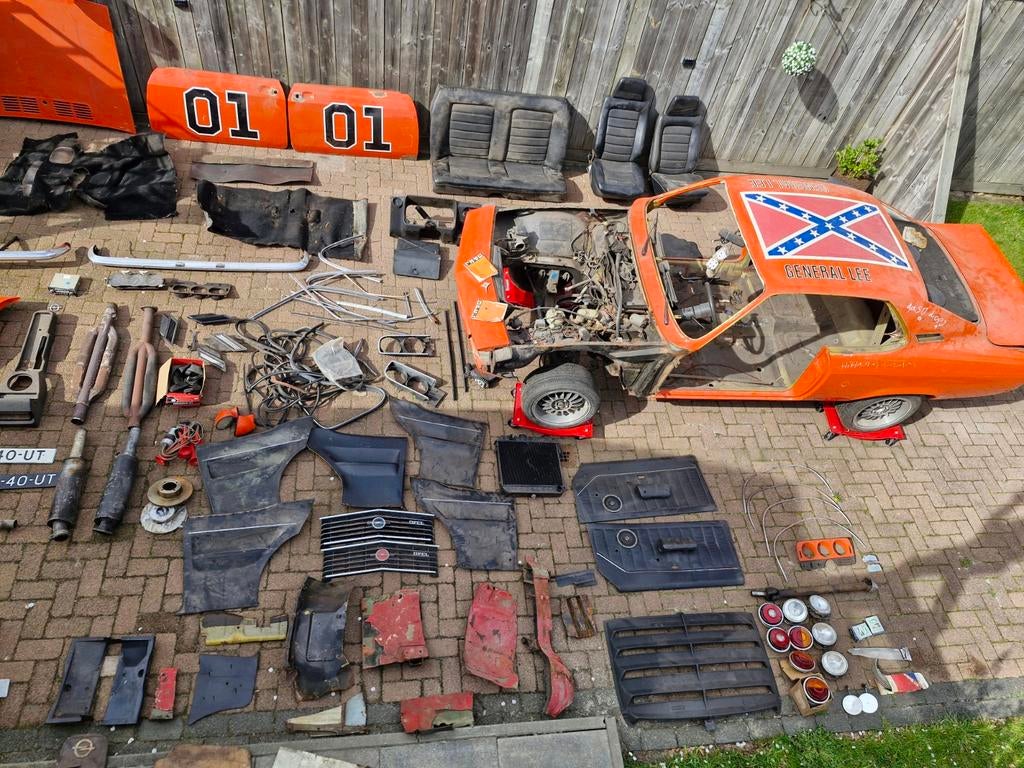 Opel Manta A 2.4L injectie 1973 project, Achterwielaandrijving, Manta, 2400 cc, Overige kleuren