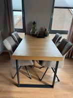 Complete Eethoek Ikea Tarsele met 4 draaistoelen (Pronto), Ophalen, Zo goed als nieuw, Modern, 4 tot 6 stoelen