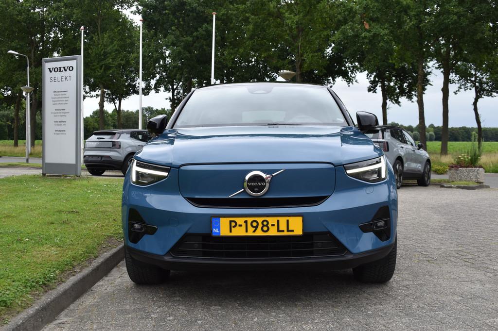 Volvo C40 Recharge 408PK Twin Intro Edition 78 kWh | 20" LMV, Auto's, Blauw, Vierwielaandrijving, SUV of Terreinwagen, 2085 kg
