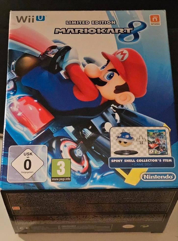 Mario Kart 8 Limited Edition Nintendo Wii U, Spelcomputers en Games, Games | Nintendo Wii U, Zo goed als nieuw, Racen en Vliegen