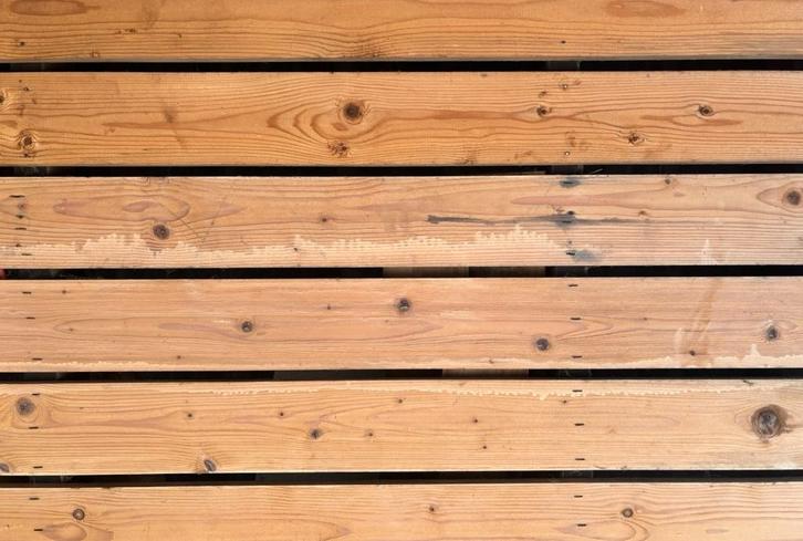 +/- 7.500 m1 Vuren geschaafde planken 22 x 100 mm (18x95 mm), Doe-het-zelf en Verbouw, Hout en Planken, Gebruikt, Plank, Vuren