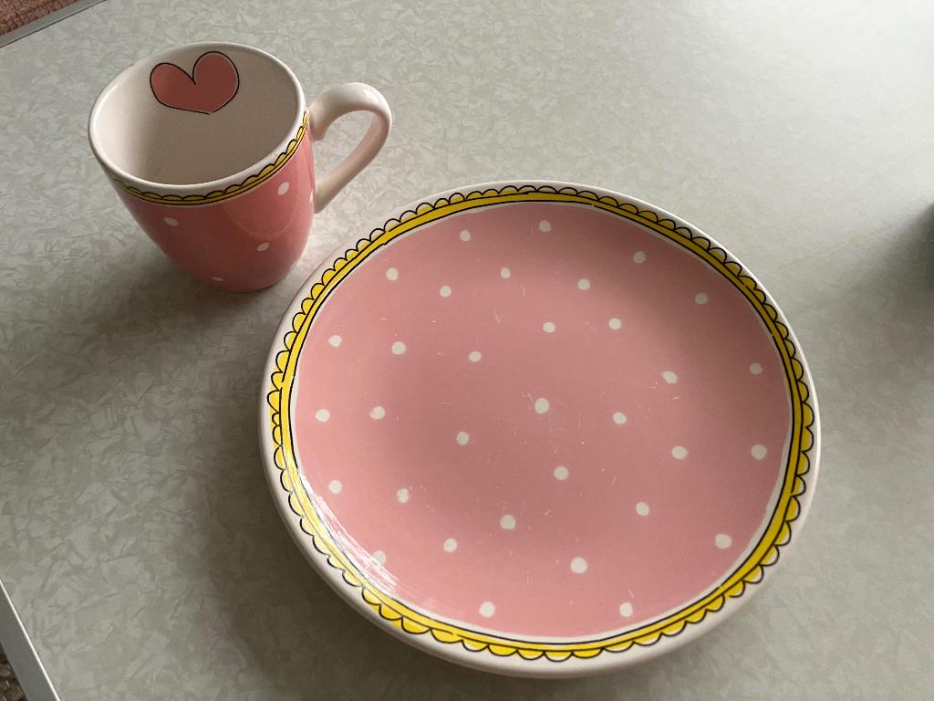 Blond Amsterdam ontbijtset, Huis en Inrichting, Keuken | Servies, Ophalen, Gebruikt, Blond Amsterdam, Bord(en)