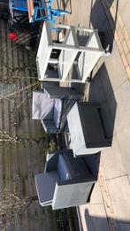 Tuinset 2 lounge stoel tafel serveer wagen, Tuin en Terras, Kunststof, Gebruikt, Stoel, Loungeset