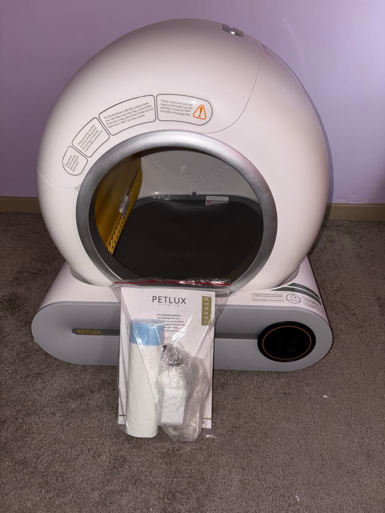 Petlux automatisch kattenbak, Ophalen of Verzenden, Zelfreinigend, Nieuw, Open
