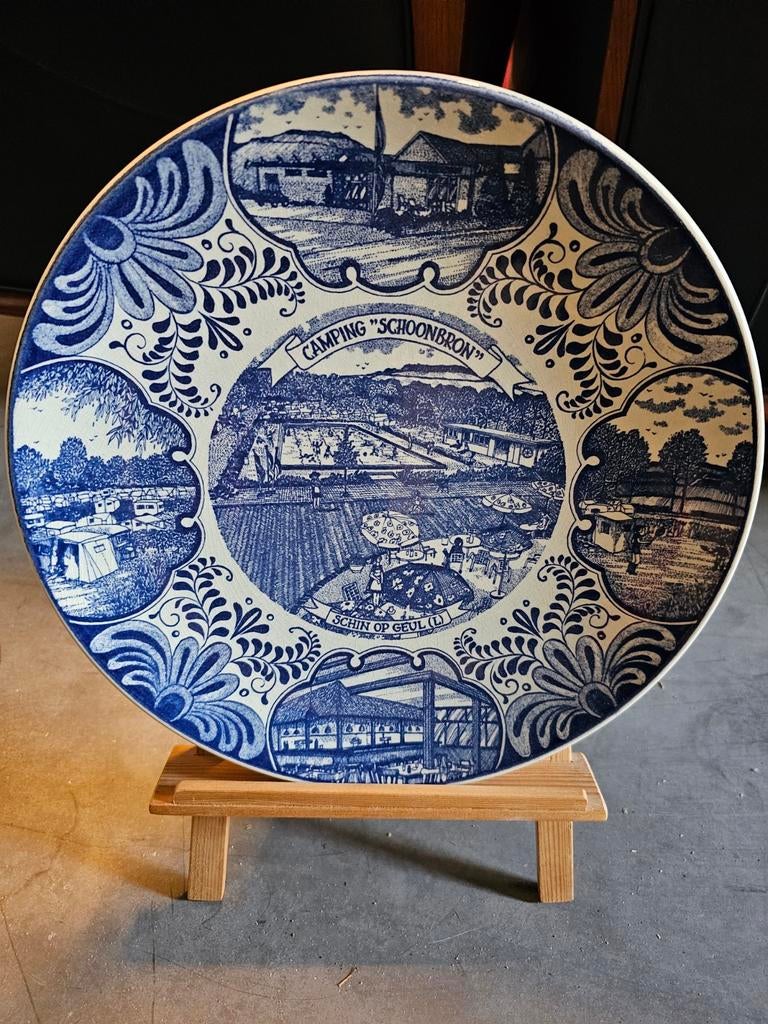 Wandbord Camping schoonbron, Ophalen