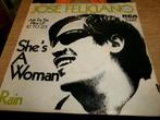 JOSE FELICIANO / She's a woman / Duitse FH / ZG / 1969, Cd's en Dvd's, Vinyl Singles, Ophalen of Verzenden, Gebruikt, Pop