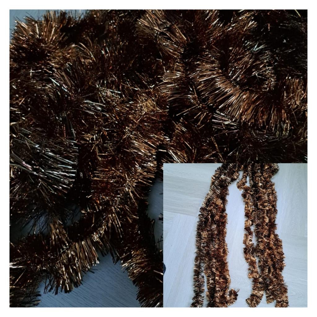 6x Kerstslingers - feestelijke decoratie 270 cm per stuk - C, Ophalen of Verzenden, Gebruikt