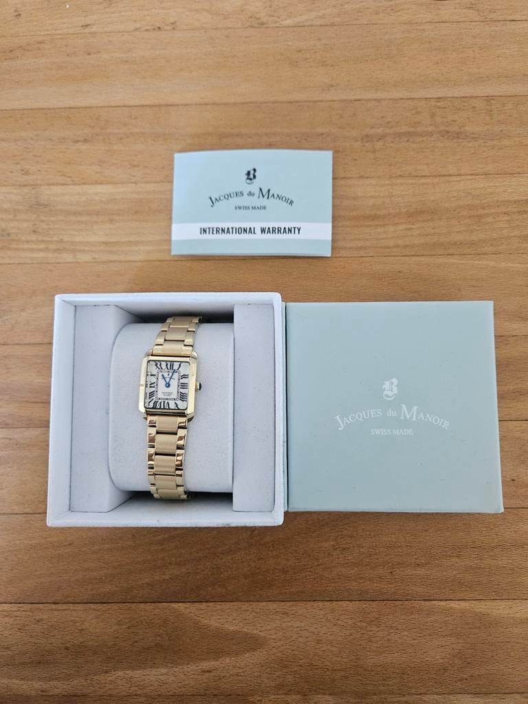 Jacques du manoir horloge Emily horloge, Overige merken, Staal, Ophalen of Verzenden, Zo goed als nieuw