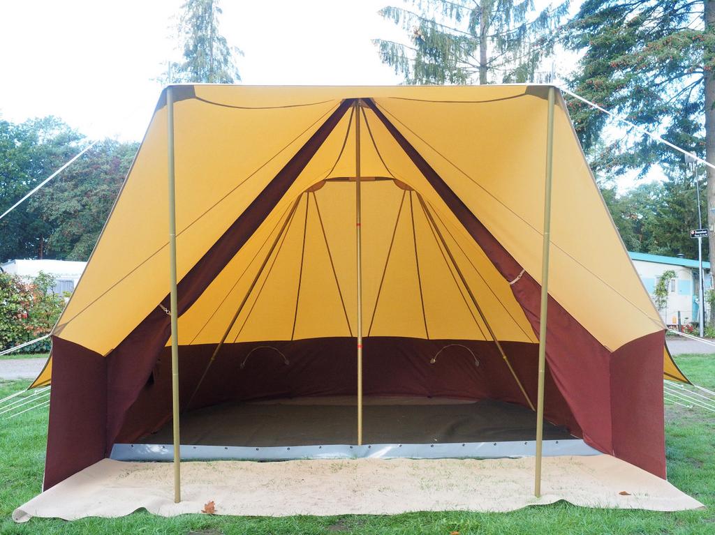 Abrigo tent beige/bordeauxrood - Zo goed als nieuw, Ophalen, Zo goed als nieuw, Tot en met 3