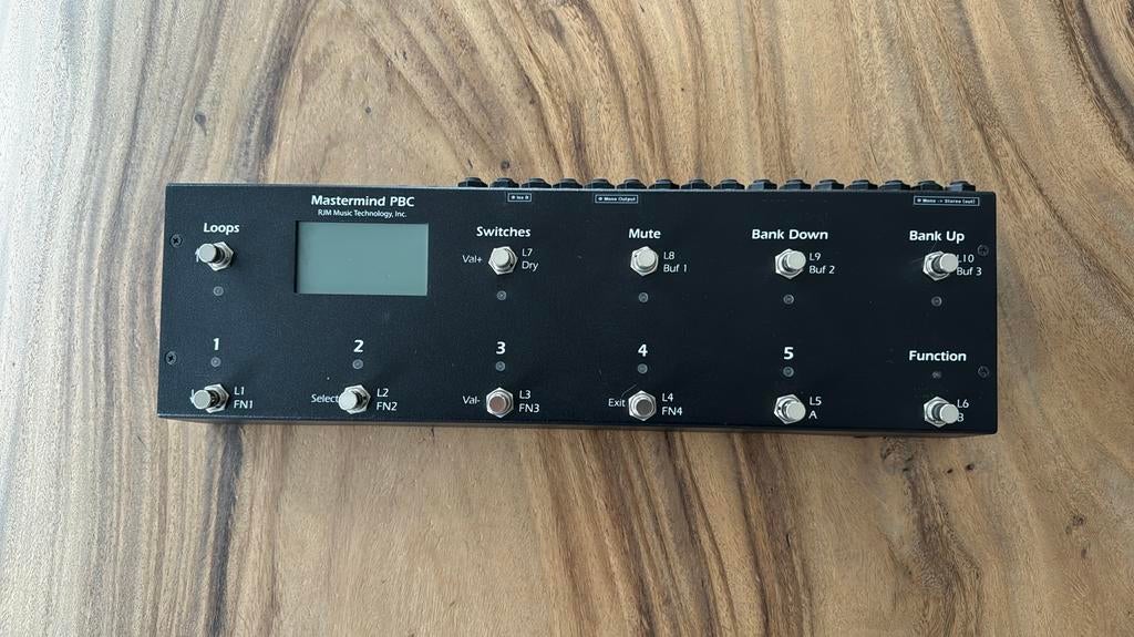 RJM Music Mastermind PBC10 MIDI Controller/Looper, Ophalen of Verzenden, Zo goed als nieuw, Overige typen