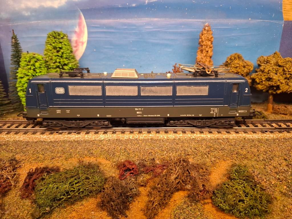 Lima elok blauw mist 1 Pantograaf, Hobby en Vrije tijd, Modeltreinen | H0, Gebruikt, Ophalen of Verzenden, Lima, Gelijkstroom