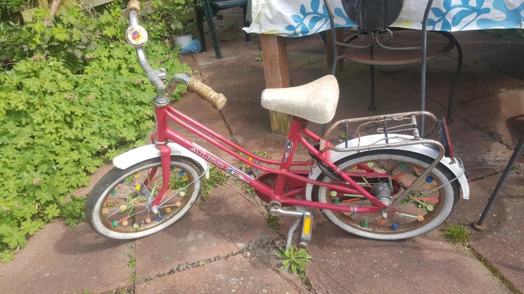 Meisjesfiets, Fietsen en Brommers, Ophalen, Gebruikt, 16 inch, Aldo