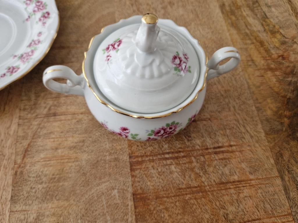 Antiek suikerpot van MZ Czechoslovakia, Antiek en Kunst, Ophalen of Verzenden