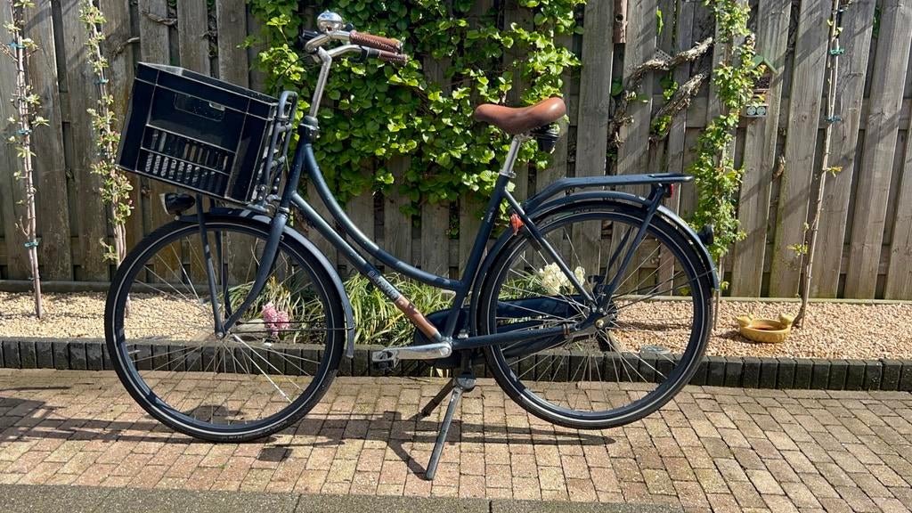 Batavus Encad (stadsfiets met voordrager/krat), Versnellingen, Batavus, Ophalen of Verzenden, 53 tot 56 cm